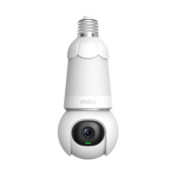 Telecamera ip imou bulb cam 3mp 2304x1296p bianco [ipc-s6dp-3m0web-e27]