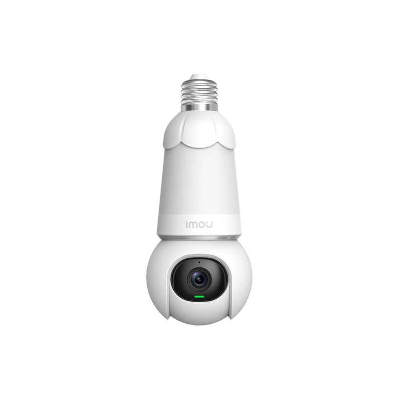 Telecamera ip imou bulb cam 3mp 2304x1296p bianco [ipc-s6dp-3m0web-e27]