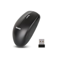 Mouse hamlet xmicerf-24gs wireless/wired 1000dpi 3 tasti nero