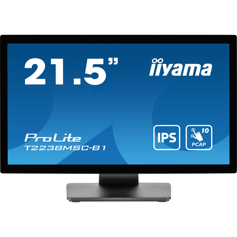 Monitor led 21.5'' iiyama prolite t2238msc-b1 full hd