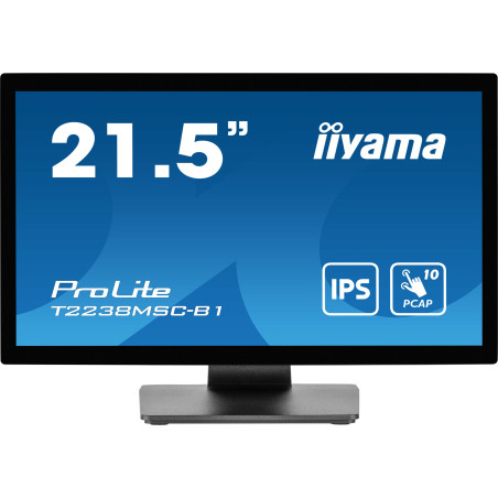 Monitor led 21.5'' iiyama prolite t2238msc-b1 full hd