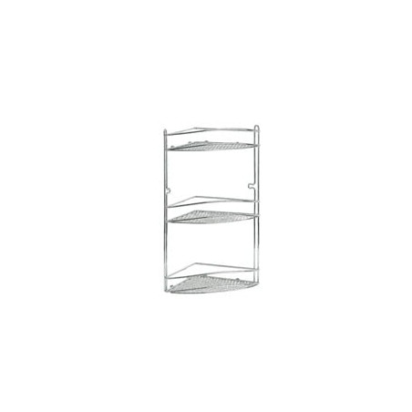 Mensola bagno artex inox angolare 21x21 h.46 [artex]