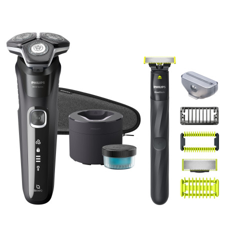 Rasoio elettrico philips shaver s5898/79 serie 5000 pelle secca e