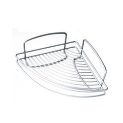 Mensola bagno metaltex polytherm onda angolare cm.22x22 h.11 [metaltex]