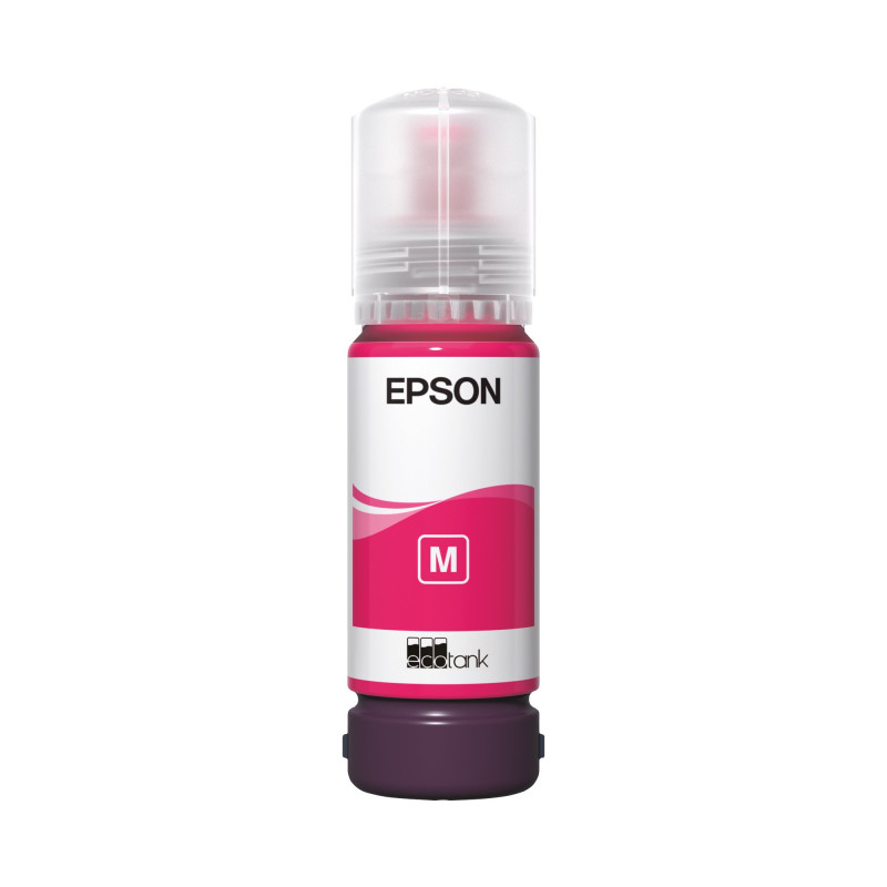 Flacone d'inchiostro epson 107 ecotank 70ml magenta [c13t09b340]