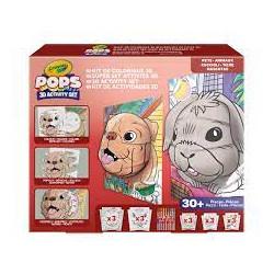 Gioco di attivita crayola super set pops pets da colorare e costruire