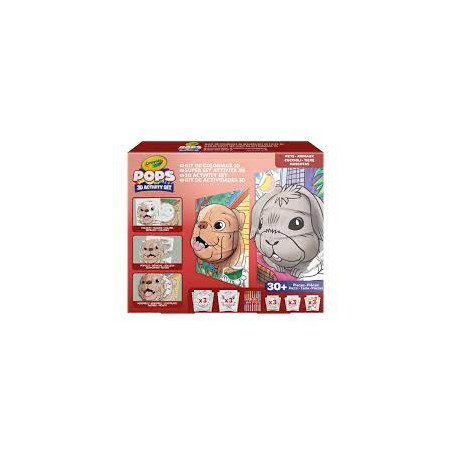 Gioco di attivita crayola super set pops pets da colorare e costruire