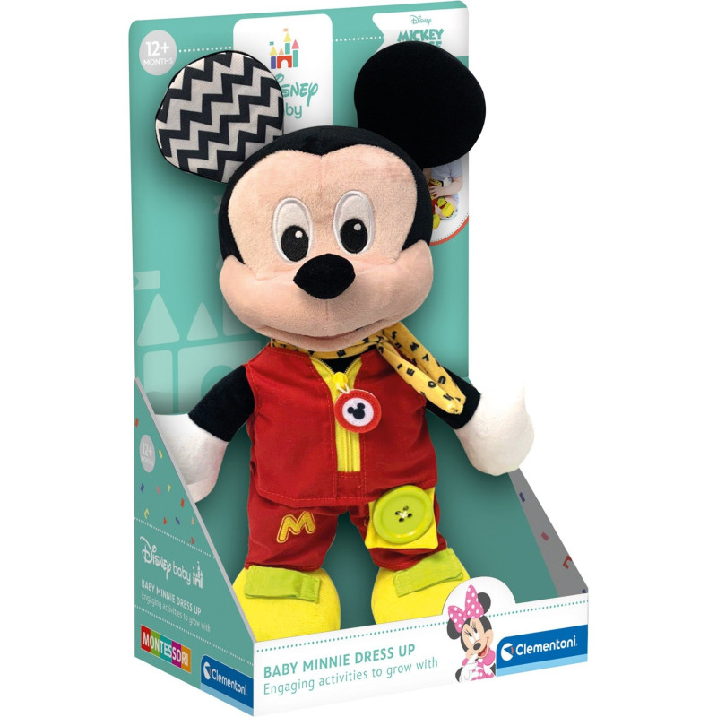 Peluche clementoni baby mickey multicolore [17859]