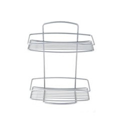 Mensola bagno metaltex polytherm onda cm.26x11 h.35 [metaltex]