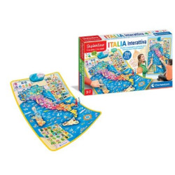 Gioco educativo clementoni sapientino mappa italia interattiva multicolore