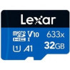 32gb scheda di memoria lexar 633x microsdhc uhs-i blu/nero [933055]