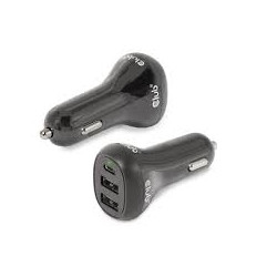Alimentatore da auto club 3d cac-1921 36w/1xusb-c/2xusb-a/nero