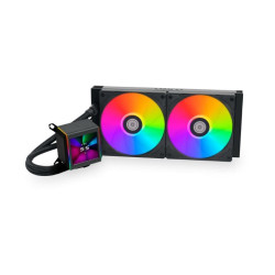 Dissipatore cpu lian li galahad ii lcd 280 aio argb 280mm nero [ga2alcd28b]