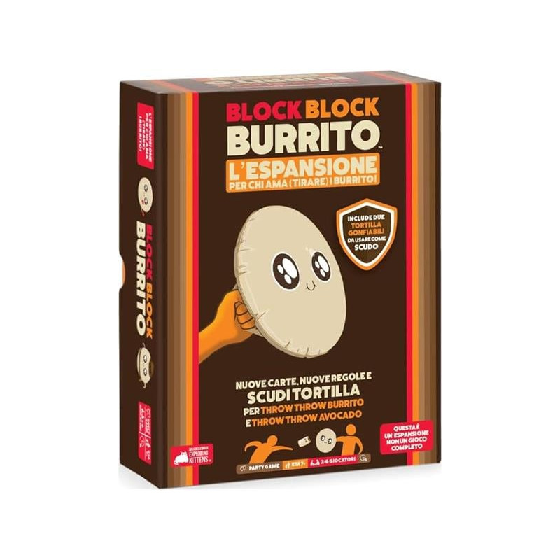 Gioco da tavolo asmodee block block burrito [8635]