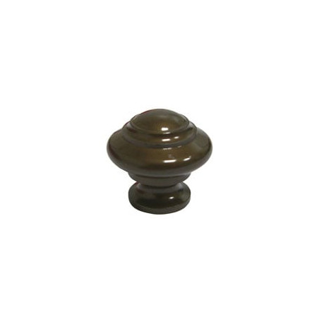 Pomolo sagomato ottone bronzato mm 20