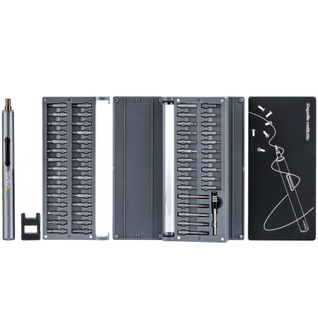 Set cacciavite elettrico di precisione startech.com 55 punte argento