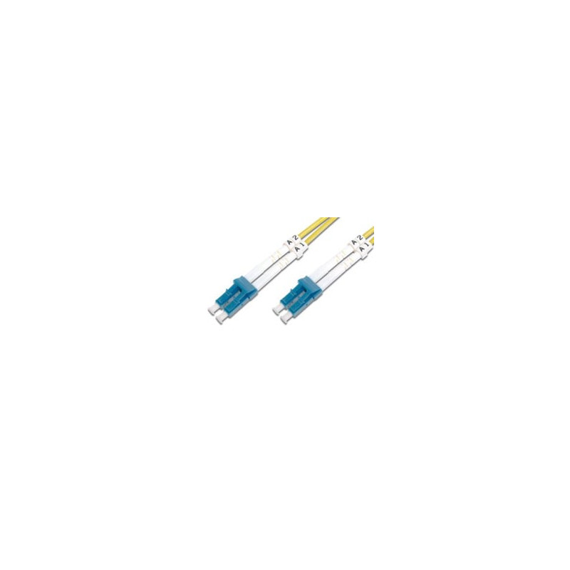 Cavo in fibra ottica digitus lwl patch lc/lc monomodale os2 2m giallo