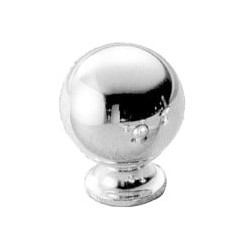 Pomolo sfera ottone cromato mm 22