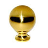 Pomolo sfera ottone lucido mm 26