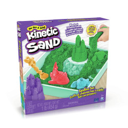 Set da gioco spinmaster kinetic sand castello di sabbia multicolore