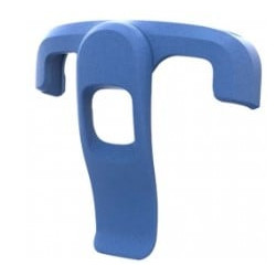 Clip da tasca/trasporto zebra hc20/hc50 per servizi sanitari blu