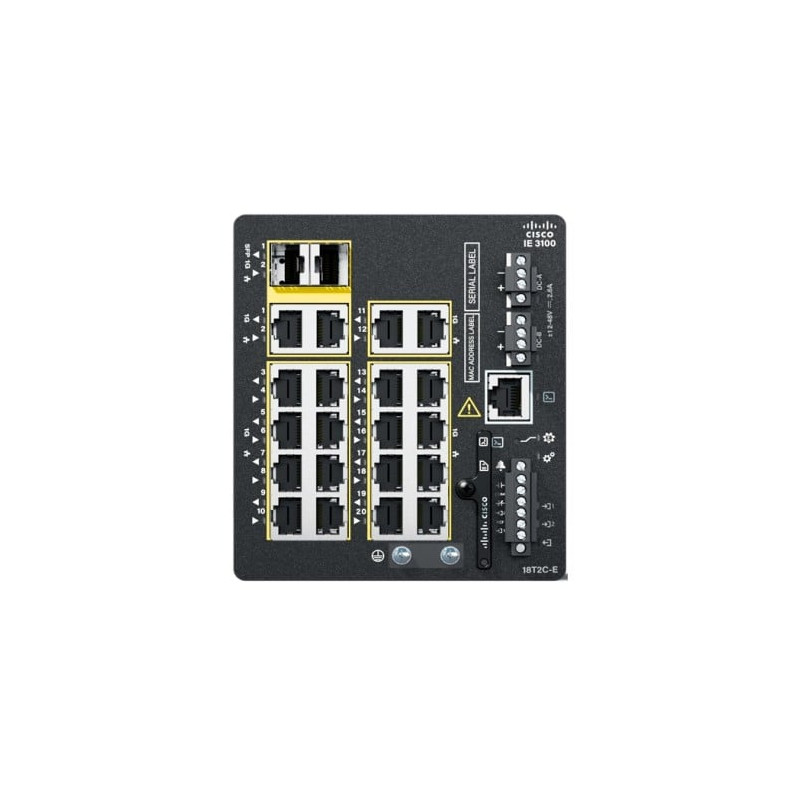 Switch cisco catalyst ie3100 gestito l2/l4 18 porte gigabit ethernet