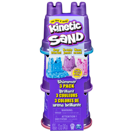 Set da gioco spinmaster kinetic sand castello di sabbia multicolore