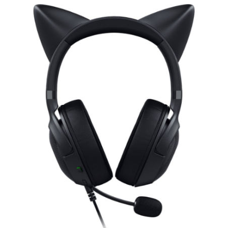Cuffie raser kraken kitty v2 per gaming nero/verde [rz04-04730100-r3m1]