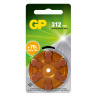 Batteria a bottone gp batteries za 312/ar41 per apparecchi acustici