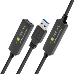Cavo techly per prolunga attivo usb 3.2 superspeed+ estensore segnale