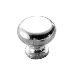 Pomolo tondo ottone cromato mm 25