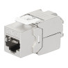 Frutto keystone intellinet rj45 cat.6 stp 250mhz argento