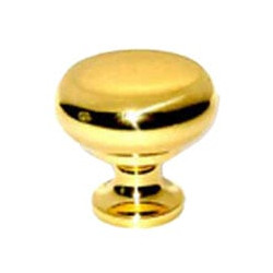 Pomolo tondo ottone lucido mm 20