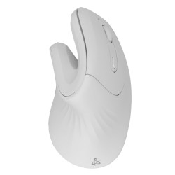 Mouse sbox verticale ergonomico senza fili ottico 1200/3200dpi bianco