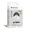 Localizzatore verbatim my finder myf-02 bluetooth bianco/nero