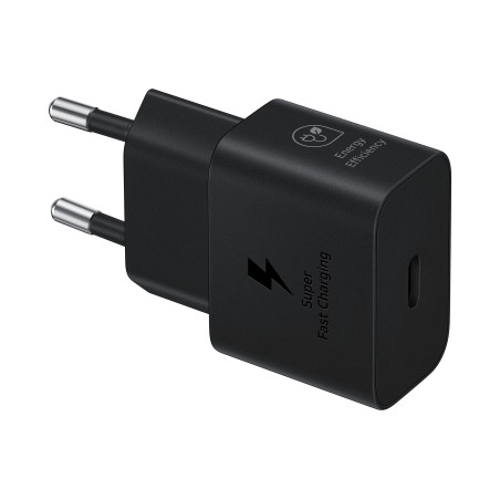 Alimentatore da rete samsung usb-c 25w nero [ep-t2510xbegeu]