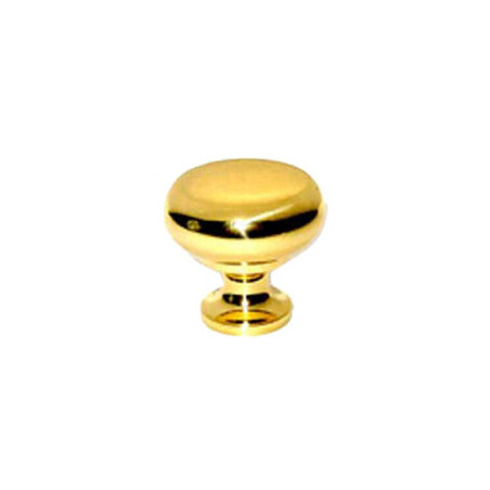 Pomolo tondo ottone lucido mm 25