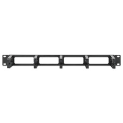 Pannello passacavi 19'' intellinet 5 anelli in plasticax68.6x42mm/482.6x44.5mm/1pz