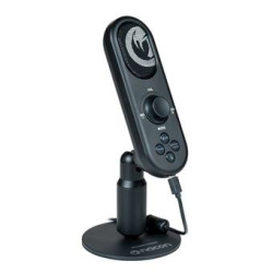 Microfono streaming nacon per pc 3.5mm nero