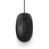 Mouse laser hp 128 cablato/1200 dpi/3 pulsanti/cavo 1.8m/nero