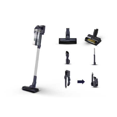 Aspirapolvere samsung vs15a60agr5 senza sacchetto 0.8l 150w nero/argento