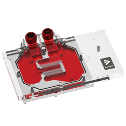 Waterblock barrow lrc2.0 rtx 4090 founders edition aurora rgb bianco/trasparente