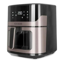 Friggitrice ad aria black+decker bxaf6500e senza olio 1600w nero