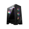 Case msi mag forge 120a airflowe midi tower atx nero/trasparente
