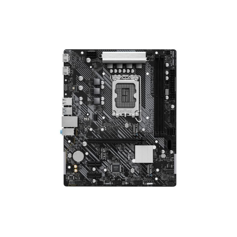Scheda madre asrock b760m-h2/m.2 intel b760 1700 micro atx ddr5