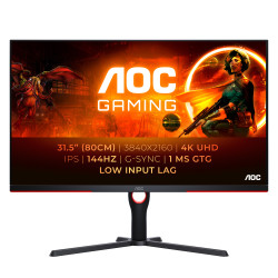 Monitor led 31.5'' aoc u32g3x/bk 4k ultra hd 3840x2160/1ms/classe