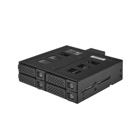 Backplane chieftec 2.5"/5.25" per 4 hdd/ssd nero [cbp-425]