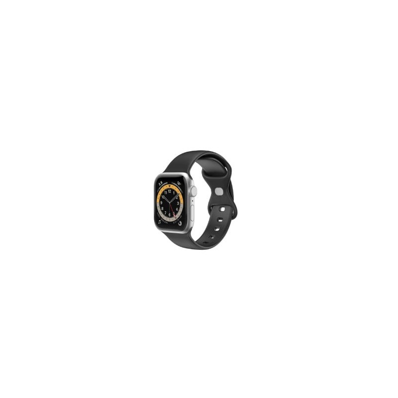 Cinturino celly per apple watch 38/40/41mm nero [wbandsil40bk]