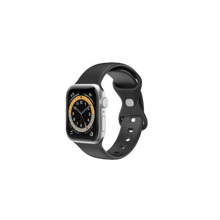 Cinturino celly per apple watch 38/40/41mm nero [wbandsil40bk]