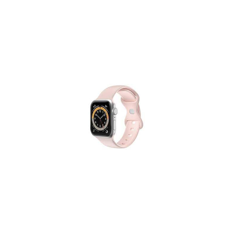 Cinturino celly per apple watch 42/44/45mm rosa [wbandsil44bp]